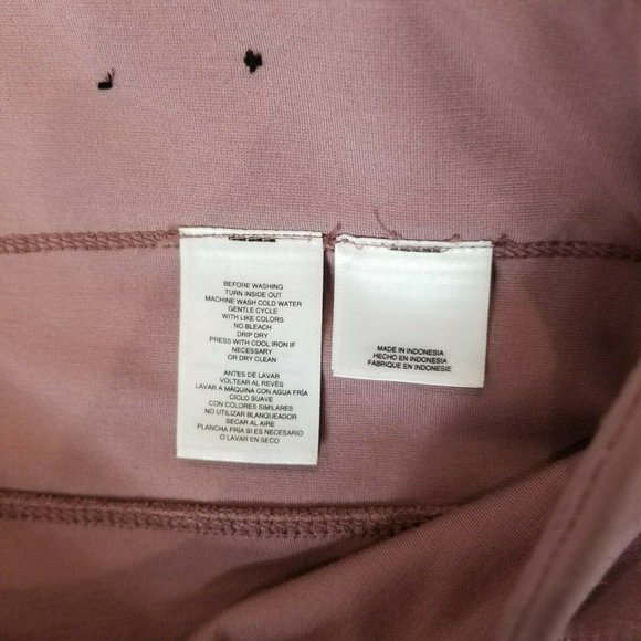 Nine West women's pants size M woven bottoms leggings mauve nwt - Picture 5 of 8